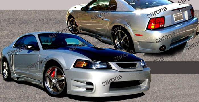 Custom Ford Mustang  Coupe Body Kit (1999 - 2004) - $1490.00 (Manufacturer Sarona, Part #FD-018-KT)